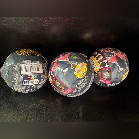 Lot of 3 Miniverse Happy Hour series balls capsules new unopened - Picture 2 of 5